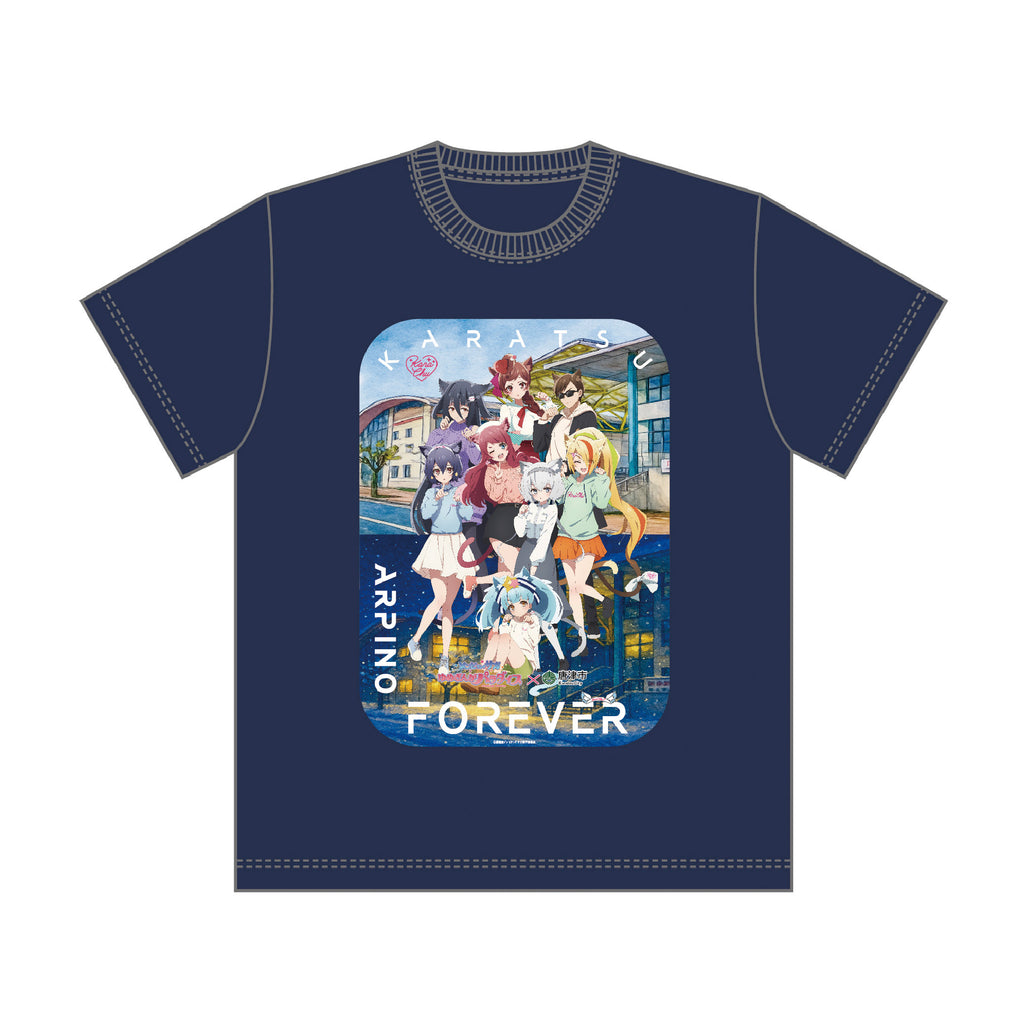 ゾンビランドサガ×唐津市　Tシャツネイビー